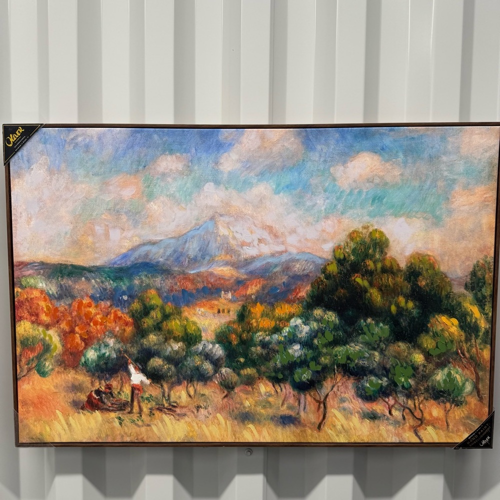 Oliver Gal Renoir Mount Of Sainte Victoire - Painting on Canvas 24” x 36”